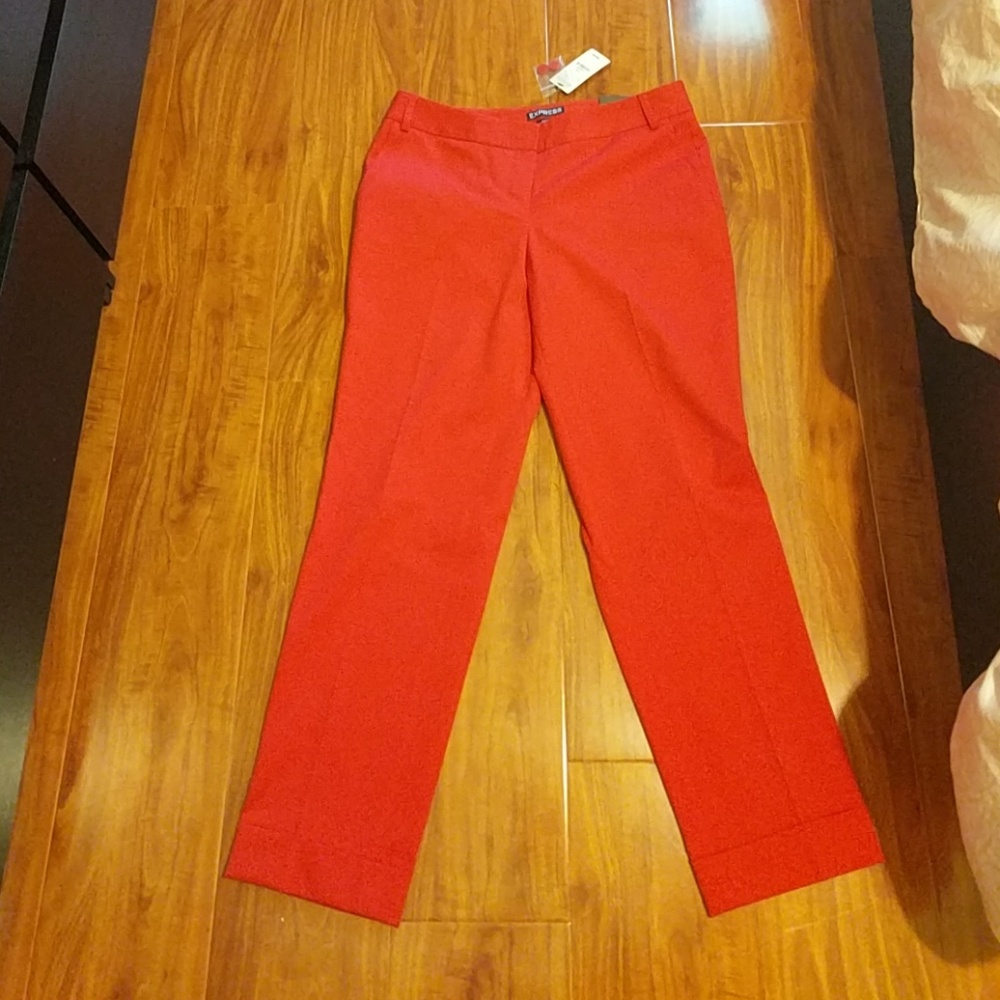 Express - red dress pants. NWT